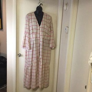 ASOS Plaid Maxi Dress